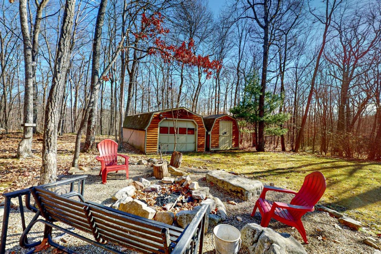 Pine Woods Cabin McHenry Exterior foto